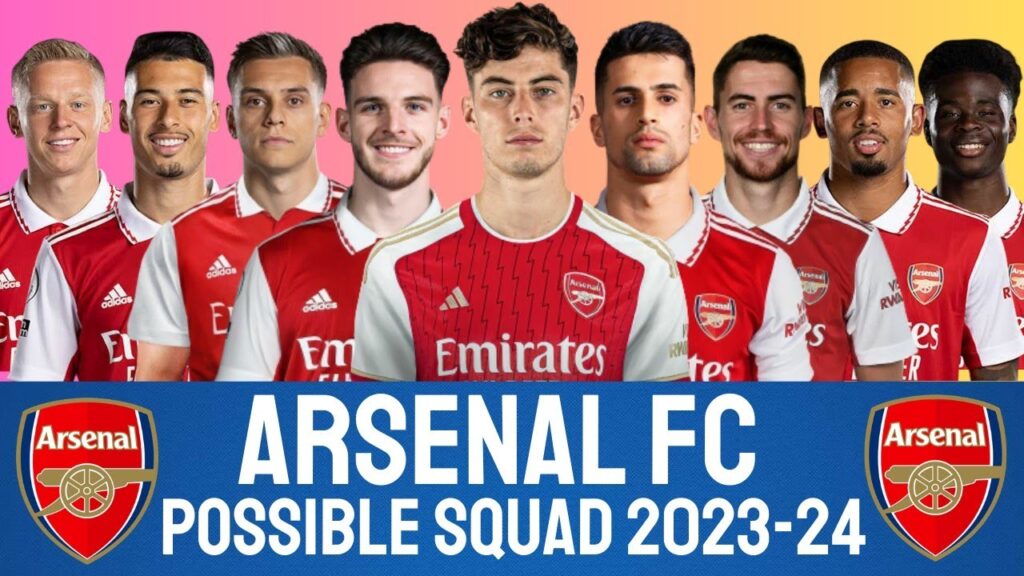 Arsenal squad for 2023-2024 season