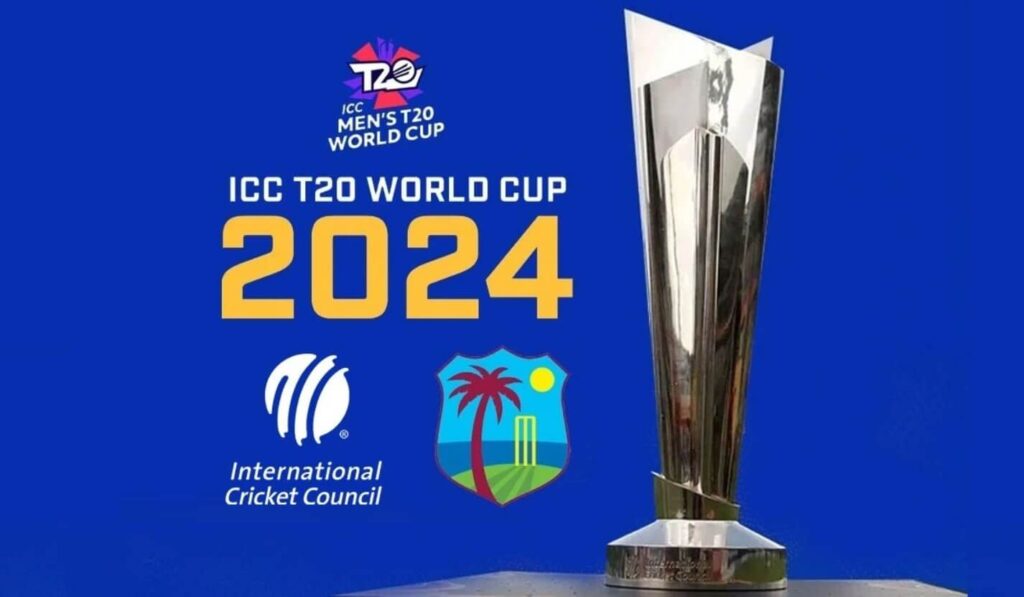 Official logo for the 2024 ICC Men's T20 World Cup.