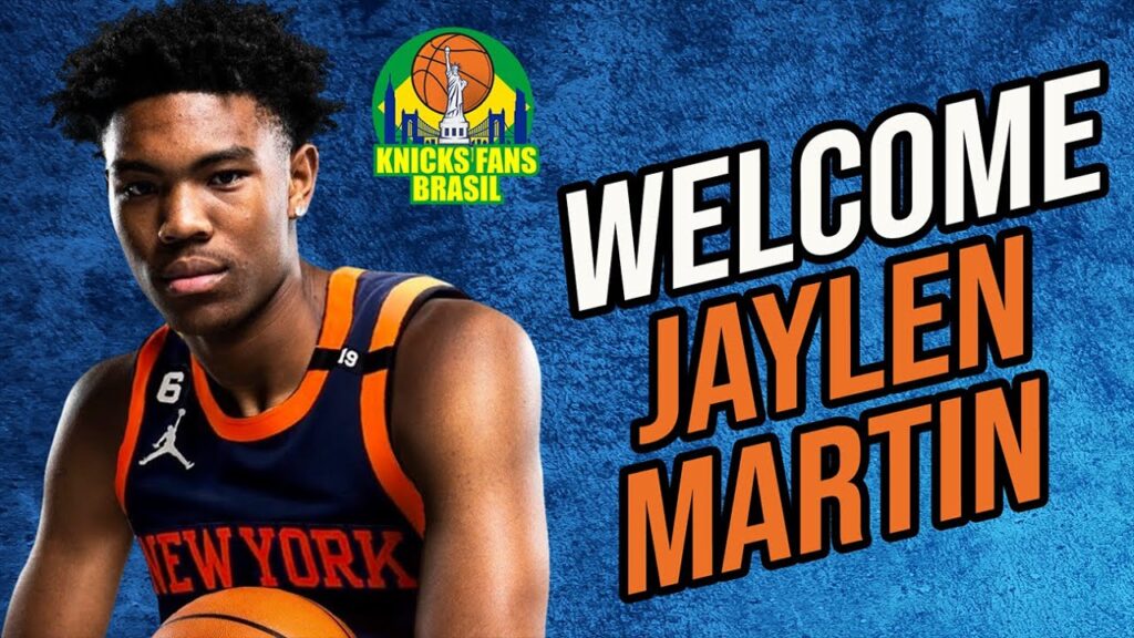 The Knicks signed Jaylen Martin