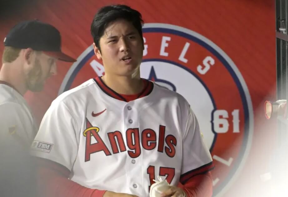 Shohei Ohtani, star player for the Los Angeles Angels.