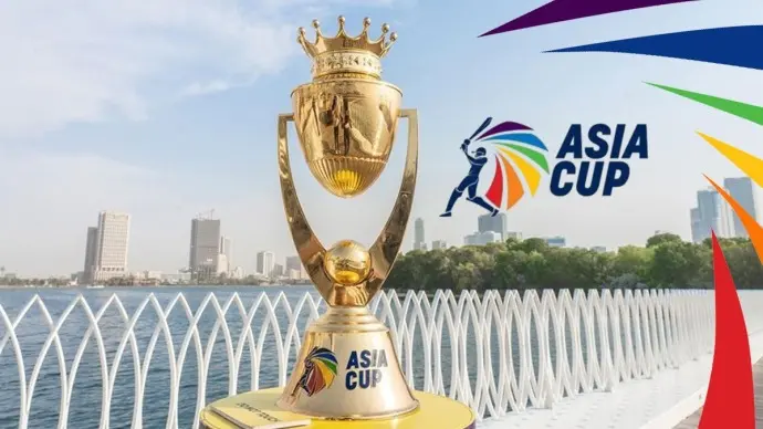Official Trophy of Asia Cup Cricket Tournament.