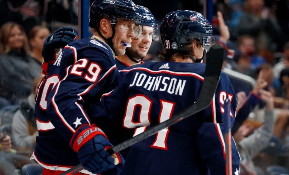 Key players from the Columbus Blue Jackets squad.