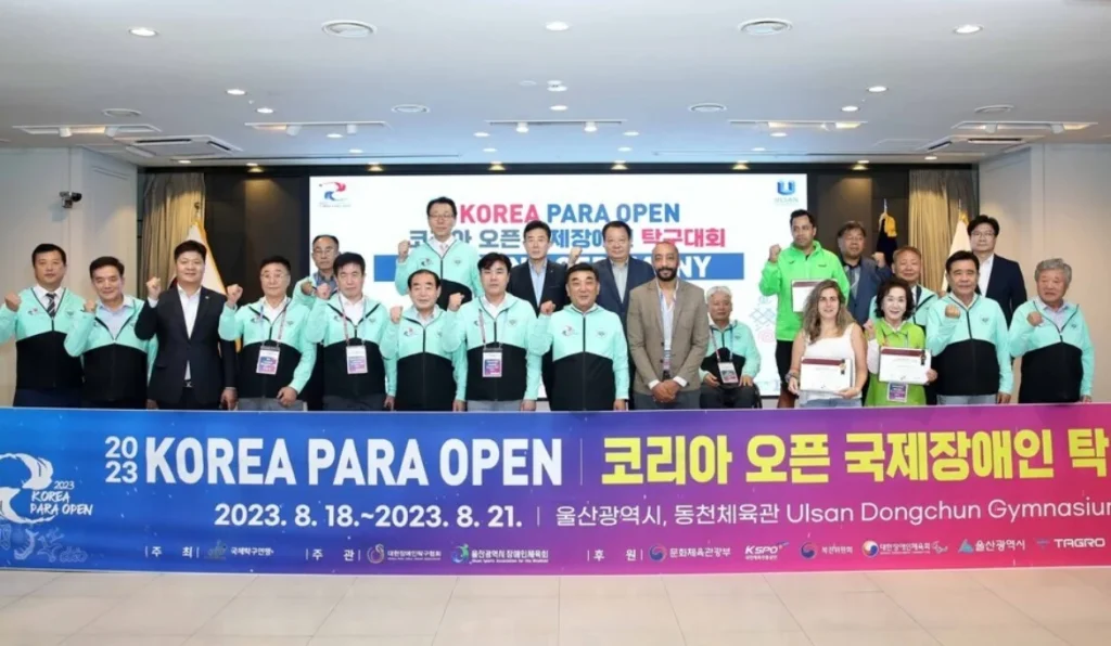 ITTF Korea Para Open in Ulsan.