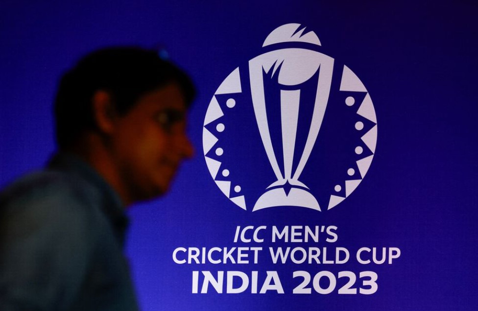 Emblem of the ICC Men's Cricket World Cup.