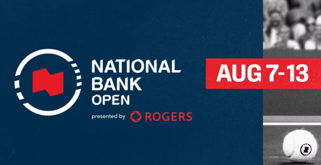 Banner image for the 2023 National Bank Open event.