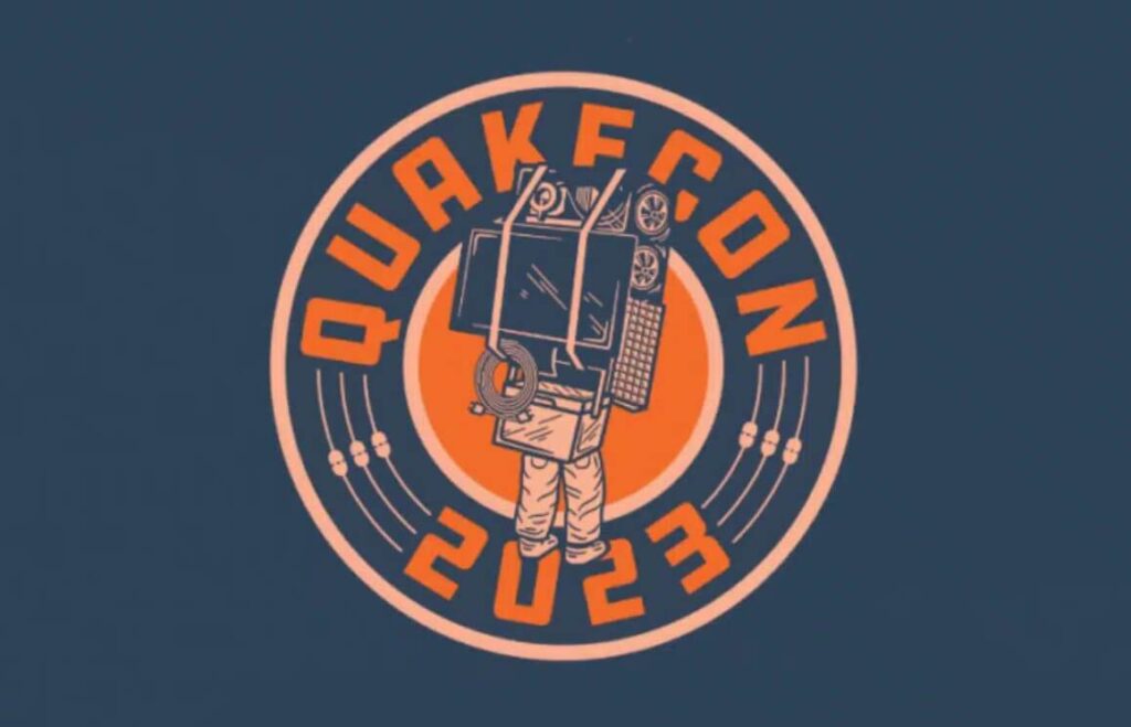 Branding symbol for Quake 2023 Championships.