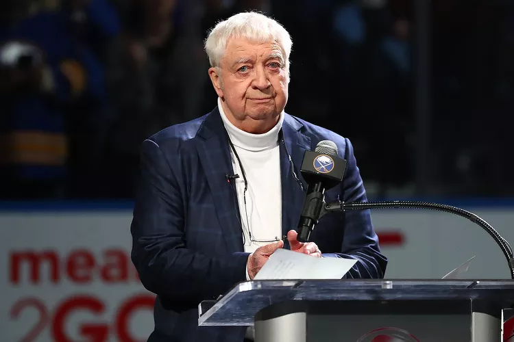 Rick Jeanneret, who served as the Sabres' play-by-play voice for five decades.