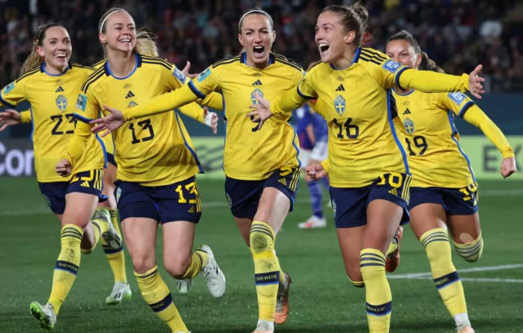 Sweden delivers a stunning performance against Japan, advancing to a World Cup semi-final clash with Spain.