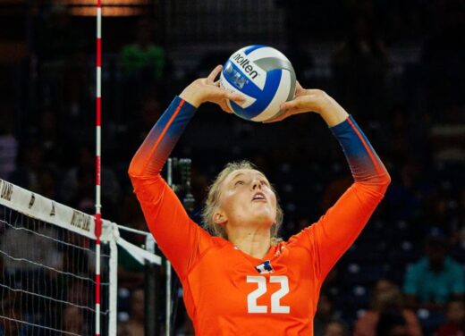 Brooke Mosher: A Versatile Pillar for Illinois, Commanding the Court as Setter