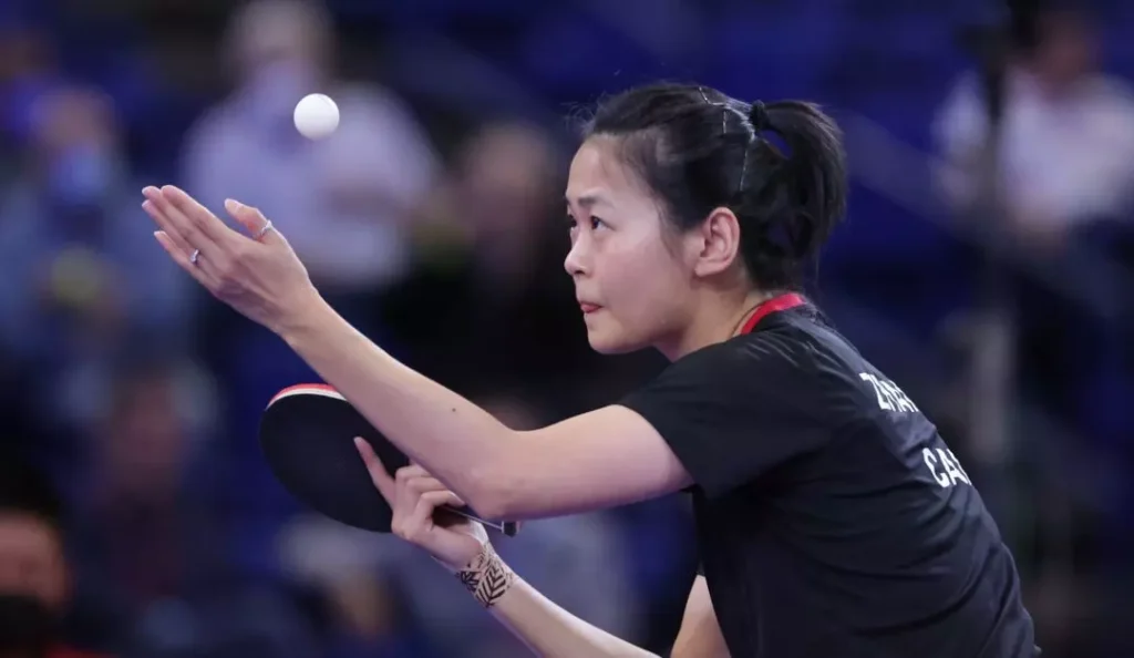 Mo ZHANG at the ITTF World Championships Finals