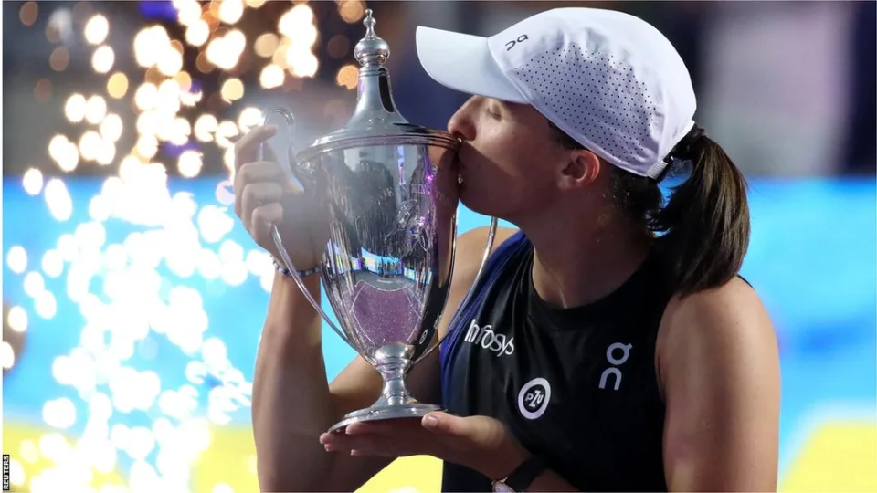 Swiatek is a three-time French Open champion and won the US Open in 2022