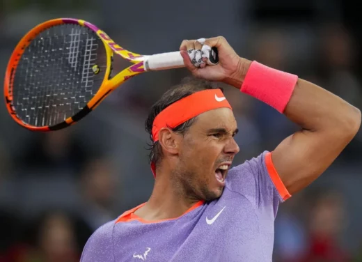 Nadal Fights Back to Reach Second Round in Rome