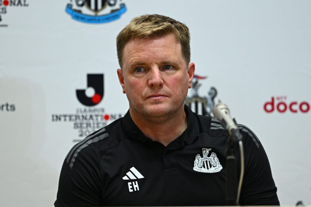 Newcastle head coach Eddie Howe