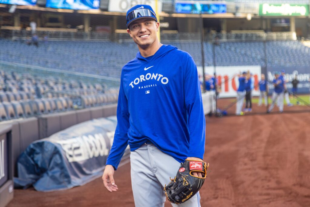 minor league outfielder Cam Eden of the Toronto Blue Jays