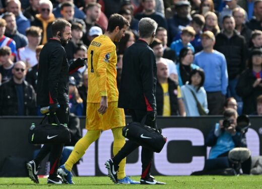 Alisson Out for Six Weeks with Hamstring Injury