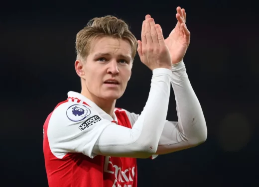 Shearer Criticizes Odegaard After Arsenal’s 1-0 Loss to PSG