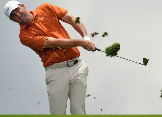 Mud Balls Frustrate Scheffler at US PGA
