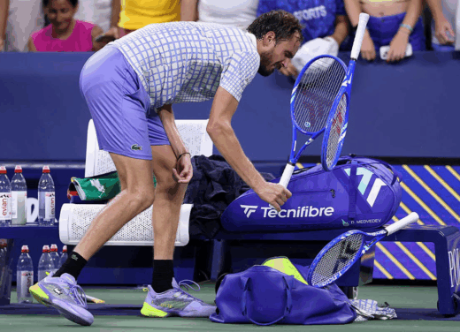 Daniil Medvedev crashes out of US Open after photographer sparks chaos on court