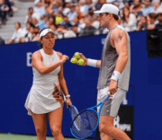 Alcaraz and Raducanu fall in US Open mixed doubles opener against Draper and Pegula
