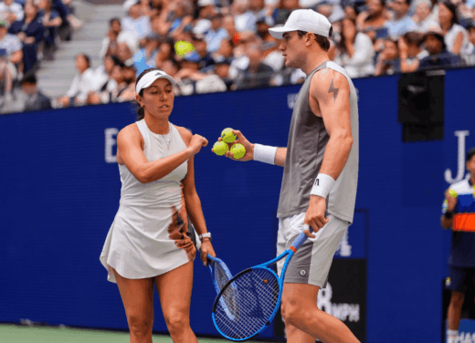 Alcaraz and Raducanu fall in US Open mixed doubles opener against Draper and Pegula