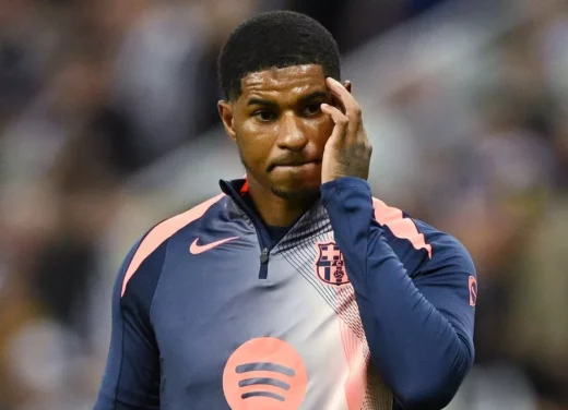 Marcus Rashford sends four-word message after Barcelona discipline