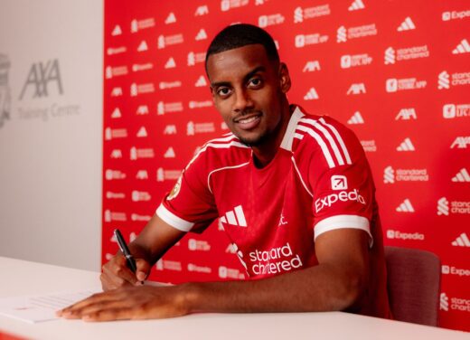 Win a Liverpool shirt signed by Alexander Isak