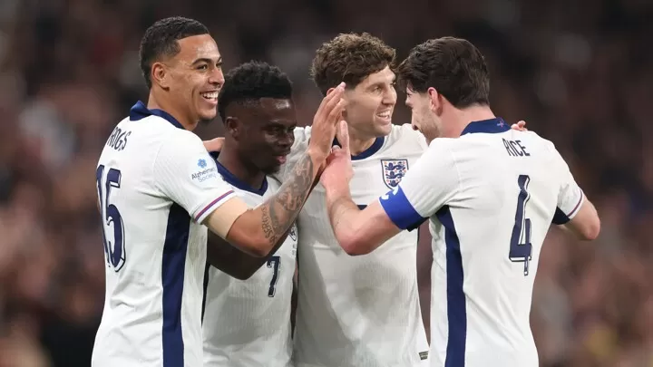 England 3 to 0 Wales as Rogers Watkins and Saka strike early