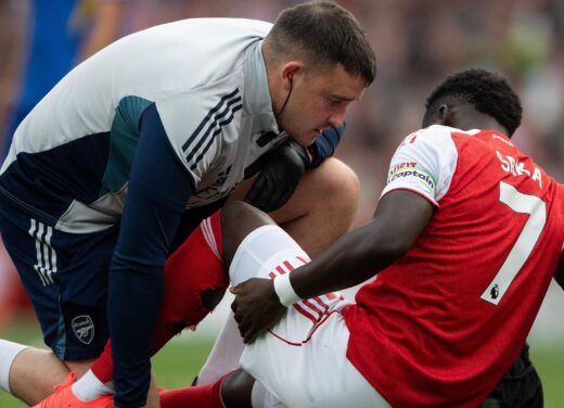 Saka calms injury concern after England strike as Arsenal eye Spurs