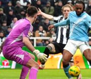 Man City take control in Carabao Cup semi-final with 2-0 win at Newcastle