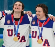 Jack Hughes becomes American hero with gap-toothed OT winner for Olympic gold
