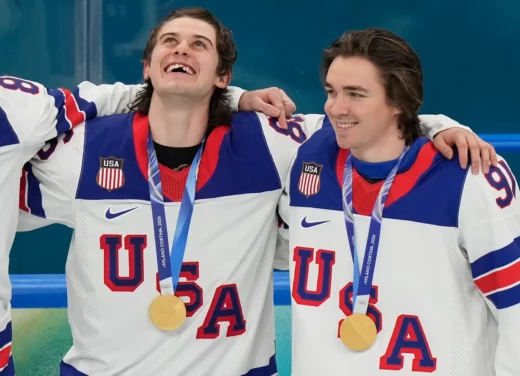 Jack Hughes becomes American hero with gap-toothed OT winner for Olympic gold