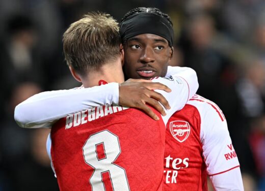 Noni Madueke becomes key figure in Arsenal’s title winning season