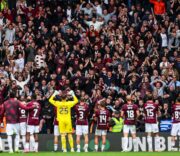 Hearts supporters hail McInnes after major Rangers comeback