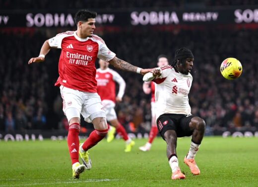 Jeremie Frimpong responds after celebrating Arsenal’s Champions League final loss
