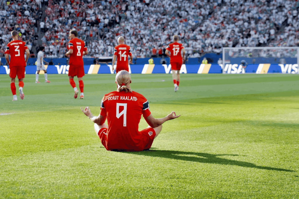 Haaland scores twice as Norway beat Iraq in World Cup opener