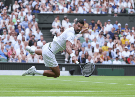 Djokovic wins record Wimbledon quarter final after five set fight