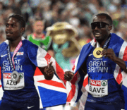Glave leads British one-two in European 100m final