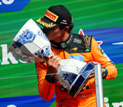 Norris masters tricky Zandvoort conditions to take control